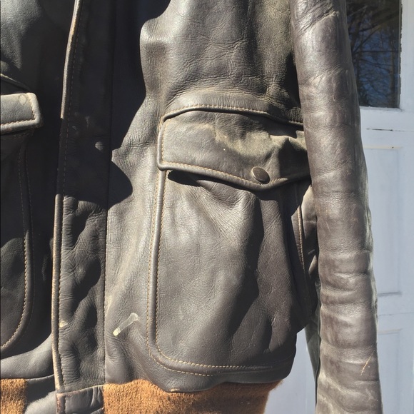 HP🇺🇸 60s Vintage Leathercraft bomber avatar moto - Picture 6 of 8